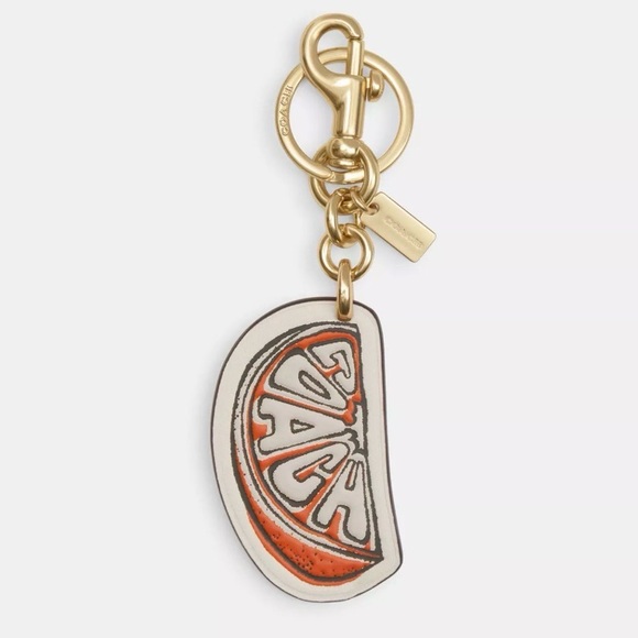 Coach Accessories - Coach Orange Slice Keychain Only